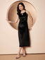 NORA EMBELLISHED SHEATH DRESS