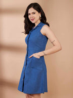 KIARA DENIM MINI DRESS