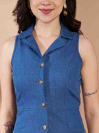 KIARA DENIM MINI DRESS
