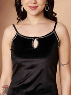 NORA EMBELLISHED SHEATH DRESS
