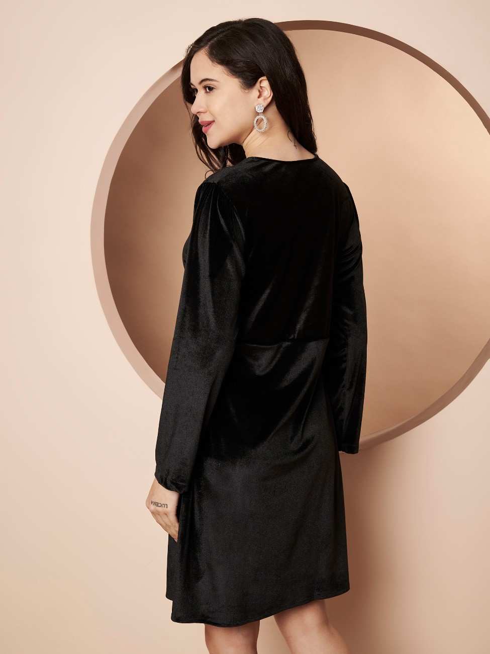 DONA MIDI DRAPED DRESS