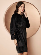 DONA MIDI DRAPED DRESS