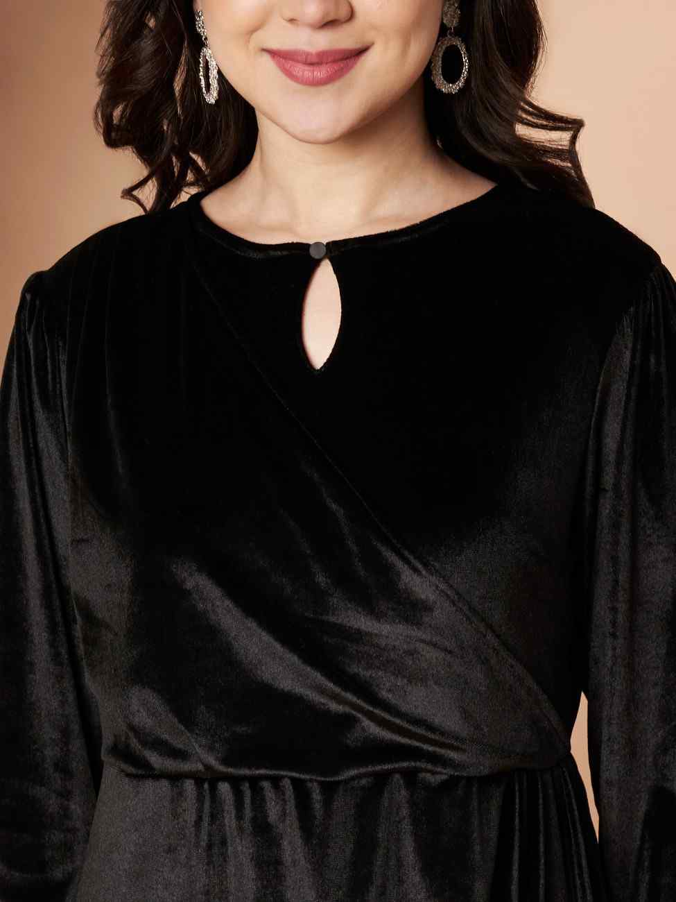 DONA MIDI DRAPED DRESS