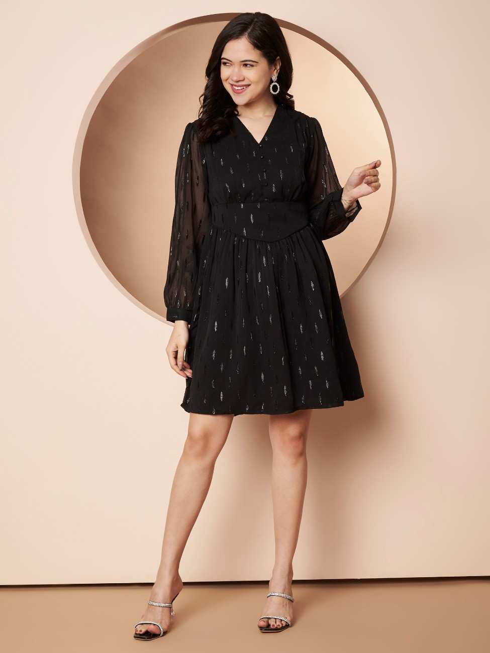 TIAA FIT AND FLARE DRESS